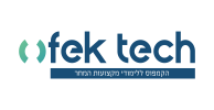 OFEK TECH - לוגו לאורך עם סלוגן צבע - שקוף